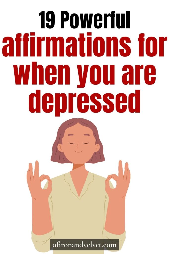 Affirmations for depression