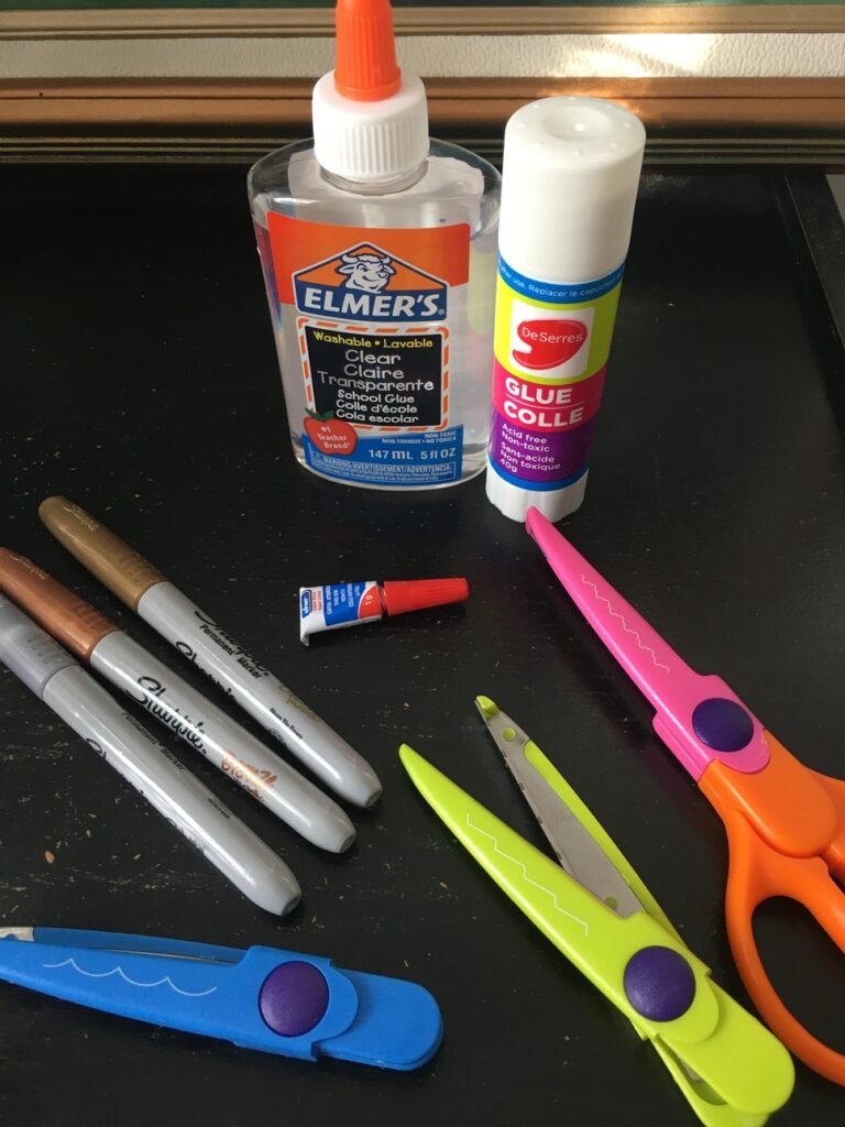 DIY Christmas cards supplies