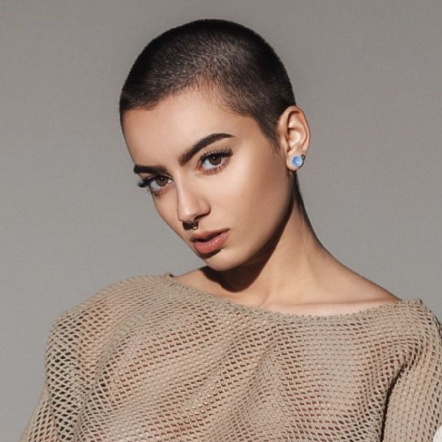 make a buzz cut look good