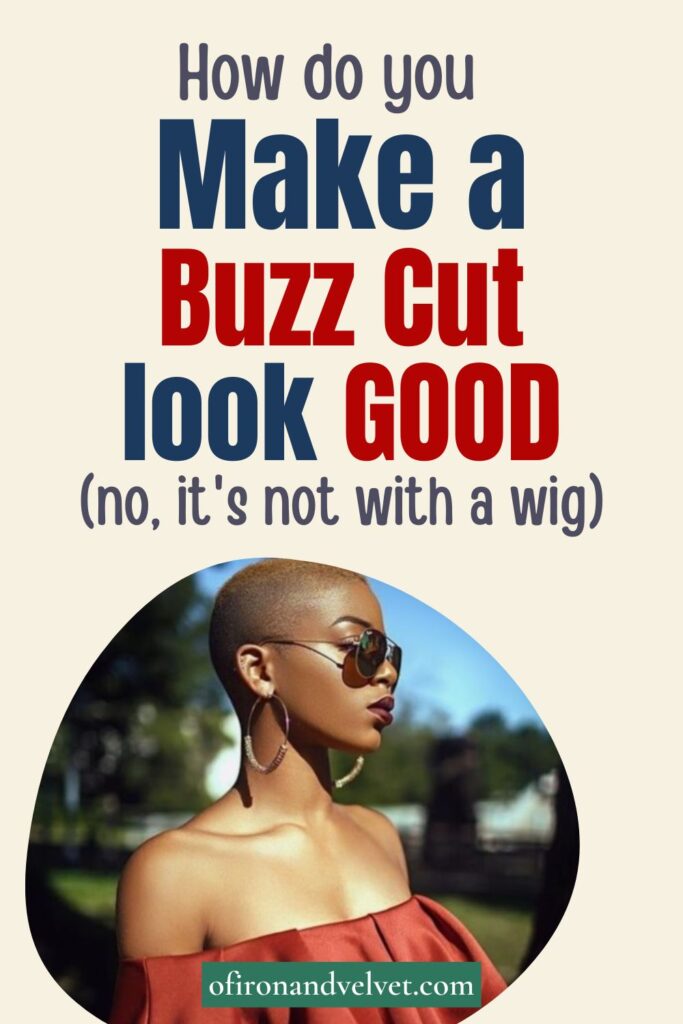 make a buzz cut look good pin